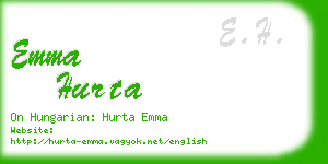 emma hurta business card